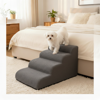 Thumbnail for Pet Steps for Dog – Non-Slip Stairs for Bed and Couch – Soft Foam, Machine-Washable, Multiple Sizes Available